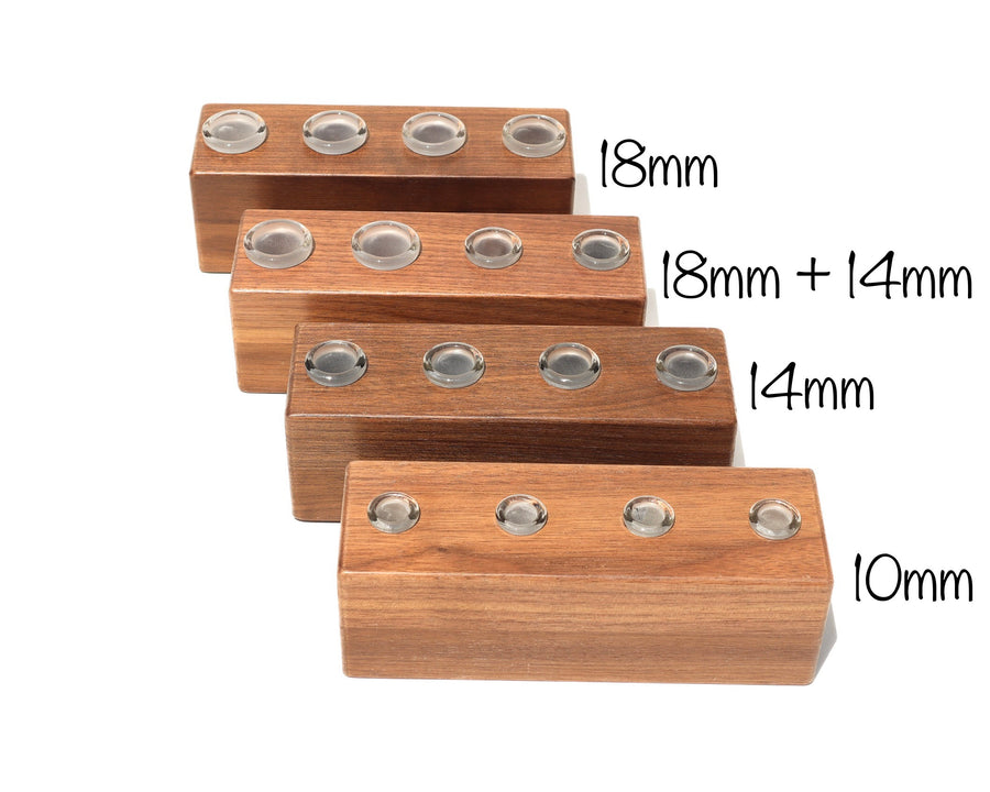 Walnut 4 Joint Slide Display - CHAMPS